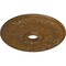 Ekena Millwork Swindon Ceiling Medallion (Fits Canopies up to 6 1/8"), 24"OD x 4"ID x 1 1/2"P, Smokey Topaz Crackle CM24SWSTC - alternate 3